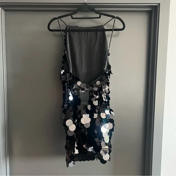 NBD Portra Mini Dress in Black Size Small NEW! New with tags!